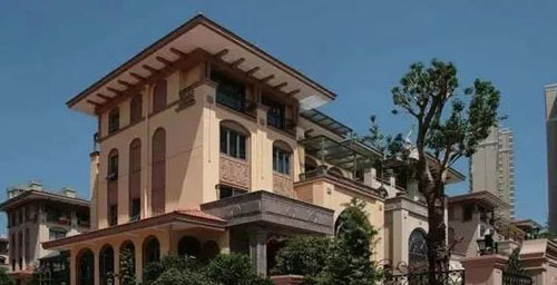 在農(nóng)村小別墅用真石漆裝修外墻，效果圖美絕了